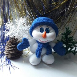 Пазл: Добрячок снеговичок