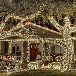 Пазл: Новогодние огни городов мира