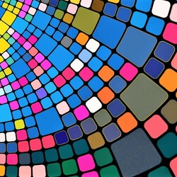 Пазл: Цветные квадраты