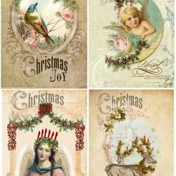 Пазл: Рождественские открытки