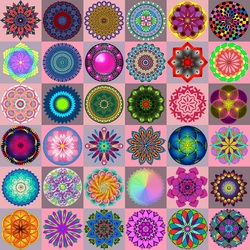 Пазл: Мандалы