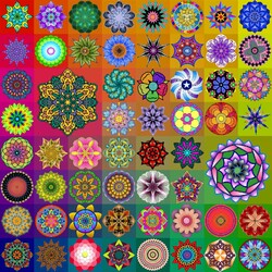 Пазл: Мандалы