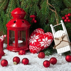 Пазл: Новогодний фонарик