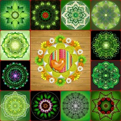 Пазл: Мандалы
