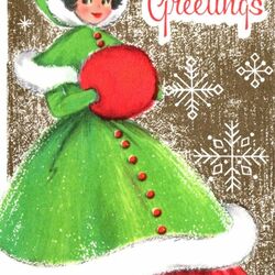 Пазл: Винтажные рождественские открытки