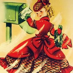 Пазл: Винтажные рождественские открытки