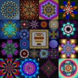 Пазл: Мандалы