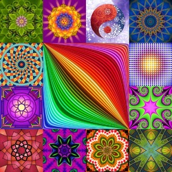 Пазл: Мандалы