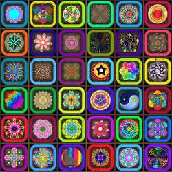 Пазл: Мандалы