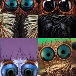 Пазл: Глаза пауков
