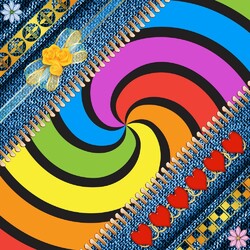 Пазл: Цветочный коллаж