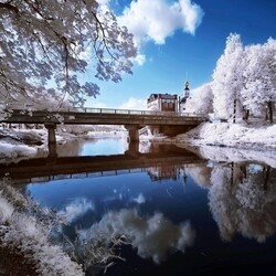 Пазл:  Зеркальная река