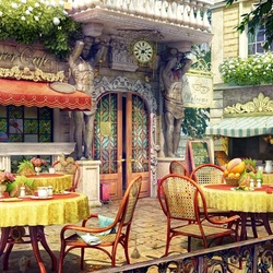 Пазл: Летнее кафе