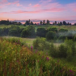 Пазл: Утро в деревне