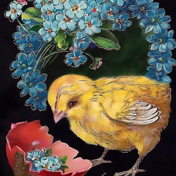 Пазл: Пасхальный цыплёнок