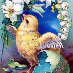 Пазл: Пасхальный цыплёнок