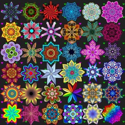 Пазл: Мандалы