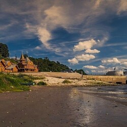 Пазл: Пристань на Волге