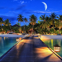 Пазл: Ночь на Мальдивах