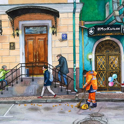 Пазл: По улицам Москвы