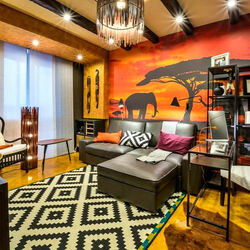 Пазл: Африканские мотивы в интерьере