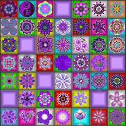 Пазл: В фиолетовых тонах