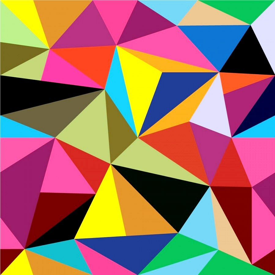 Картины квадратами и треугольниками. Абстрактные фигуры. Треугольник, разноцветный. Геометрические узоры. Яркие геометрические фигуры.