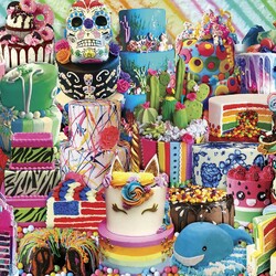 Пазл: Странные торты