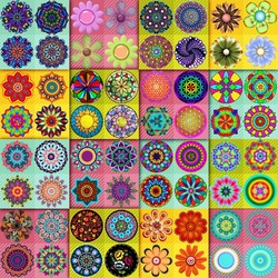 Пазл: Мандалы