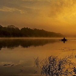 Пазл: На утренней рыбалке