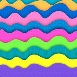 Пазл: Цветные волны