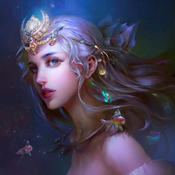 Пазл: Золотые рыбки