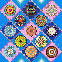 Пазл: Мандалы