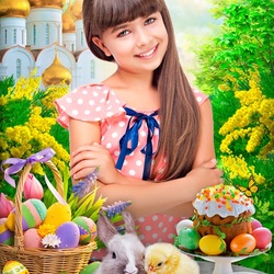 Пазл: Со светлой Пасхой!