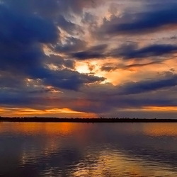 Пазл: Закат на Оби