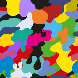 Пазл: Цветные разводы