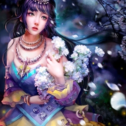 Пазл: Цветы и слёзы