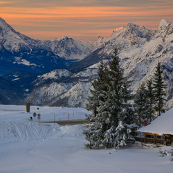 Пазл: Зимняя красота в горах