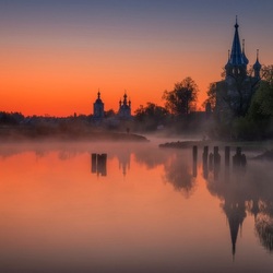 Пазл: Рассвет в Дунилово