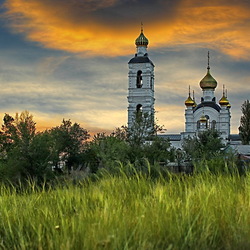 Пазл: Сельский храм