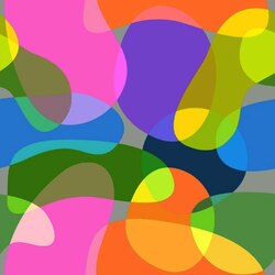 Пазл: Цветные разводы