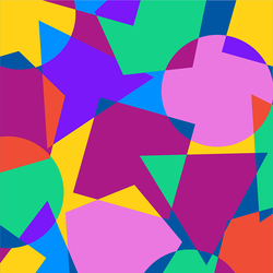Пазл: Цветная геометрия