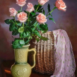 Пазл: Розовые розы