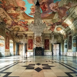 Пазл: Интерьер дворца 