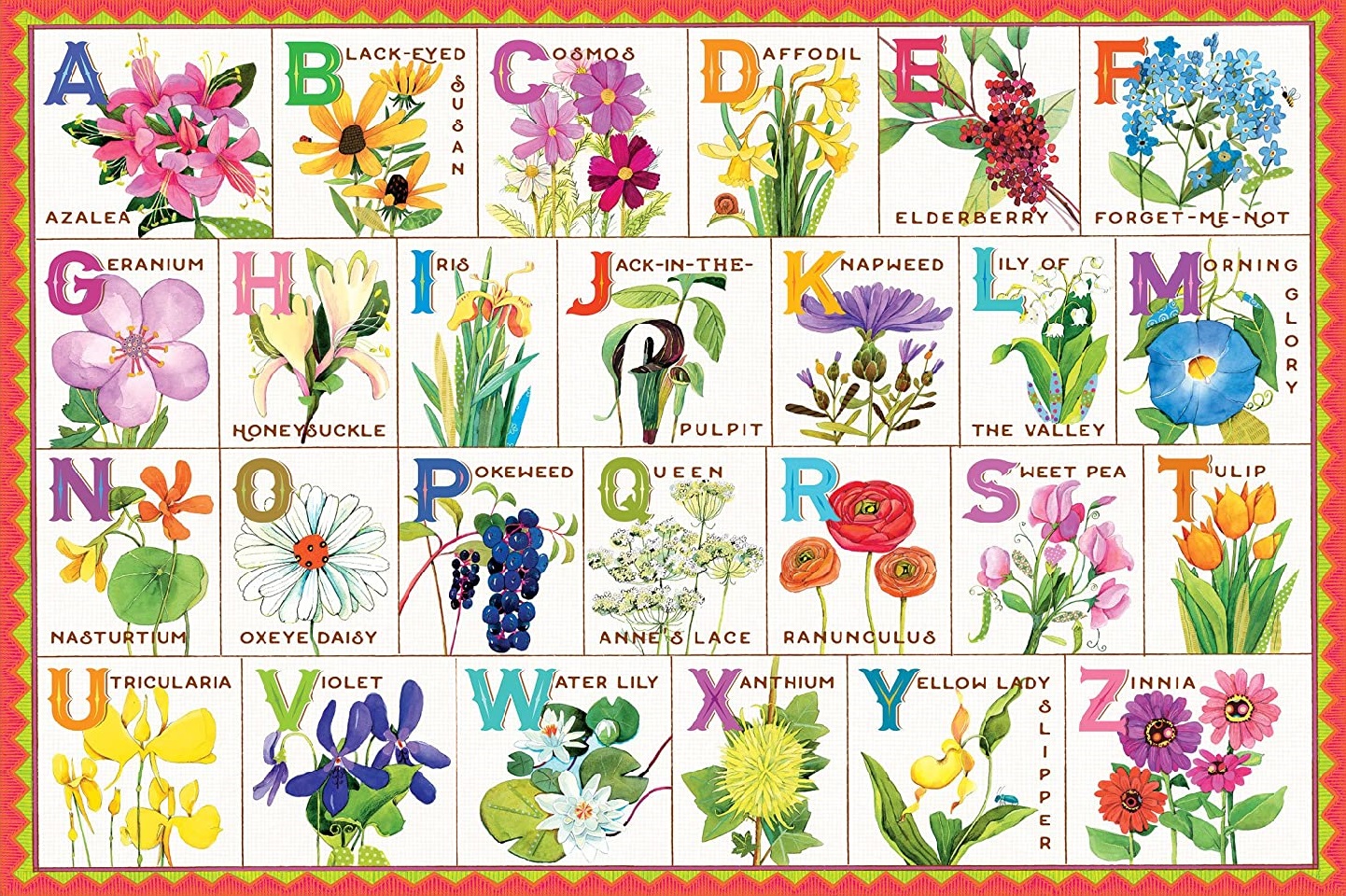 Азбука растений и цветов для детей
