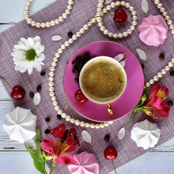 Пазл: Кофе с зефирками