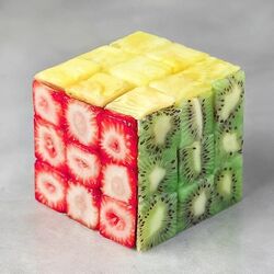 Пазл: Фруктовый куб