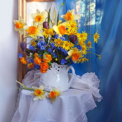 Пазл: Весенний букет