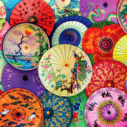 Пазл: Азиатские зонтики