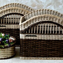 Пазл: Изделия из газетной лозы